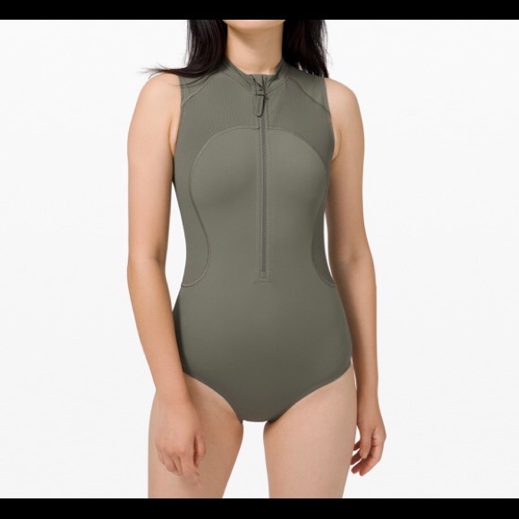 Lululemon zip up bathing suit